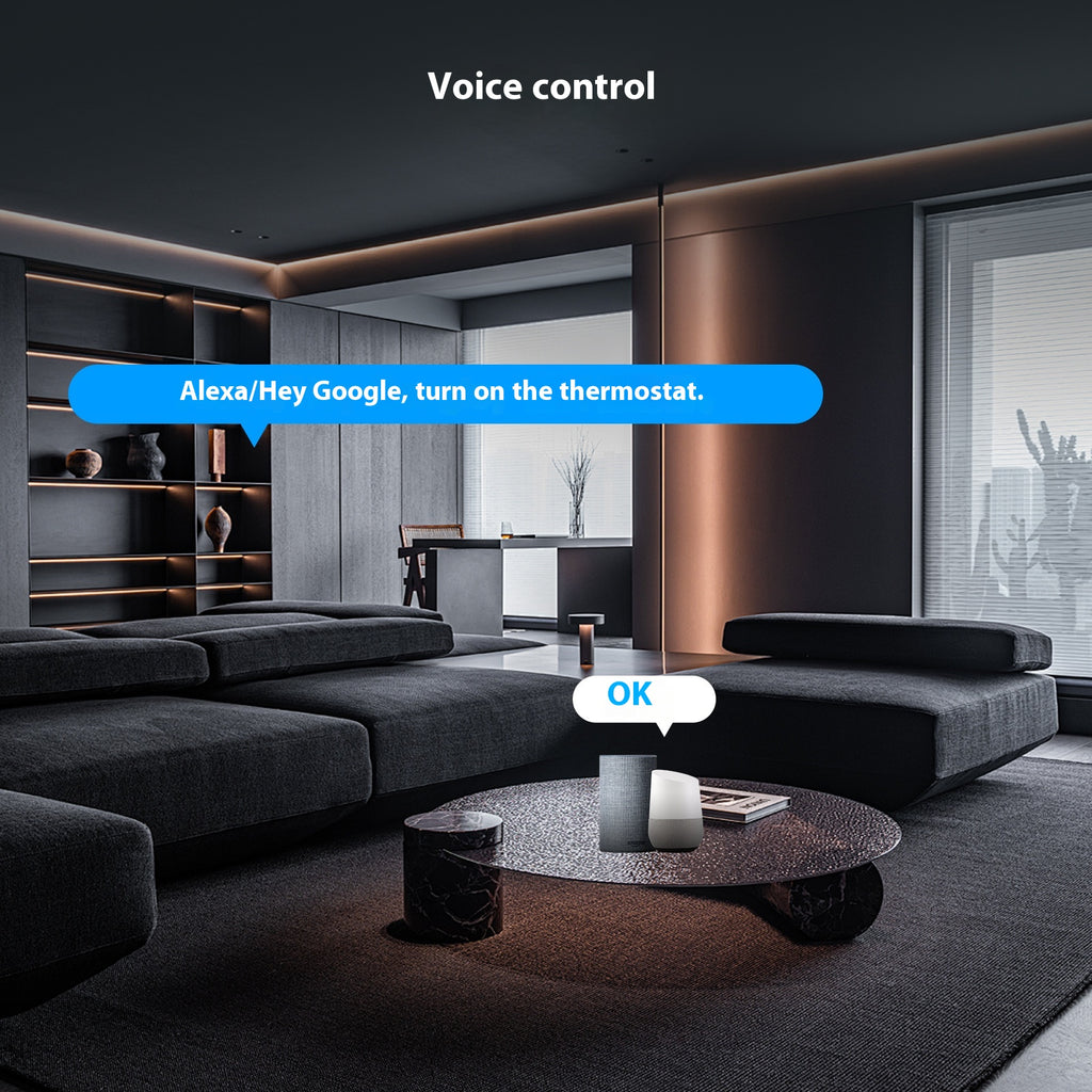 Smart Home Knob Underfloor Heating Temperature Controller Remote Timing Energy Saving