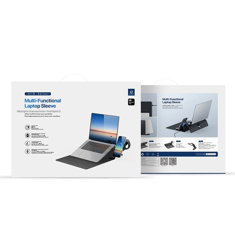 Applicable To Three-in-one Wireless Charger Multi-functional Laptop Sleeve