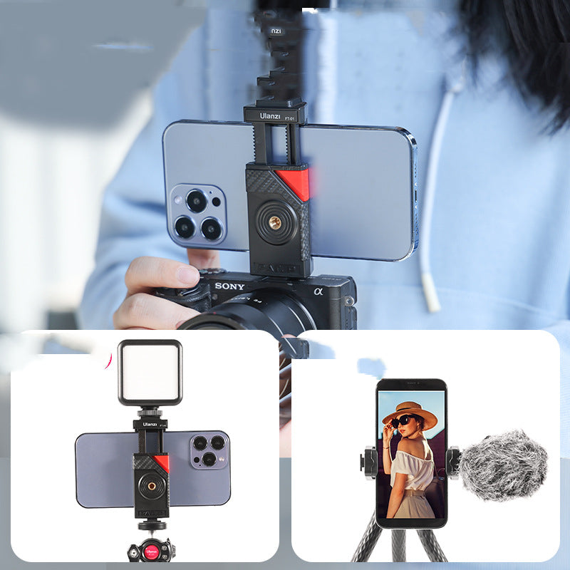 Black Octopus Tripod Kit Phone Clip